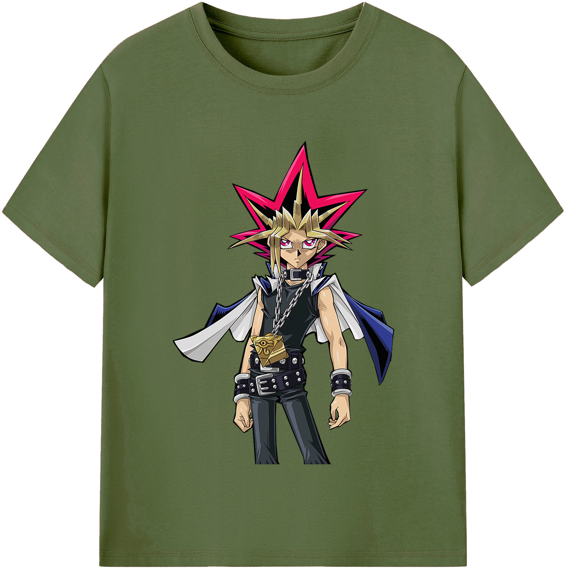 （画像用） 遊☆戯☆王 Yu-Gi-Oh! 綿100％半袖Tシャツ（フロントプリント）